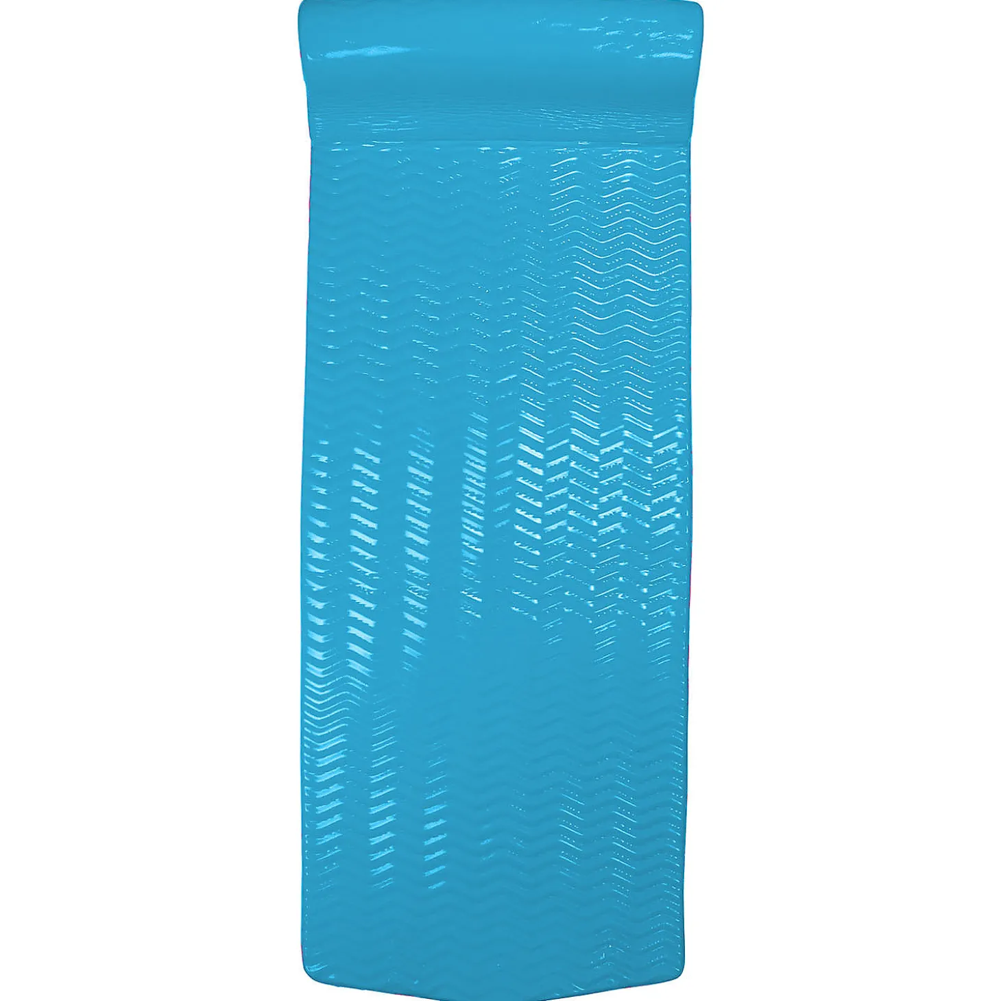 Northlight 74" Icy Blue Floating Foam Swimming Pool Mattress Lounger With Head Rest