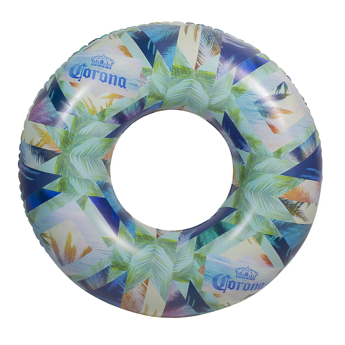 Northlight 36" Inflatable Corona Palm Trees Swimming Pool Tube Ring
