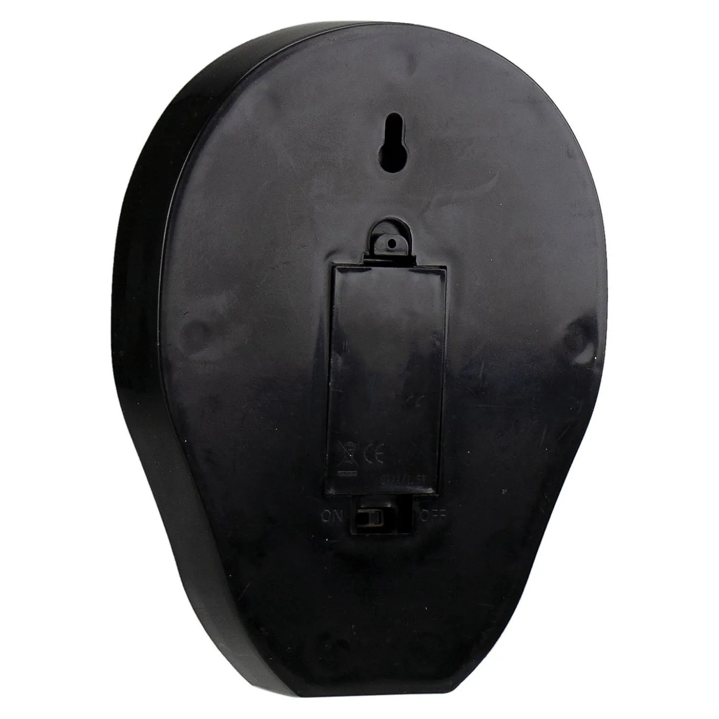 Northlight 7" Lighted Black And Red Skull Halloween Decoration