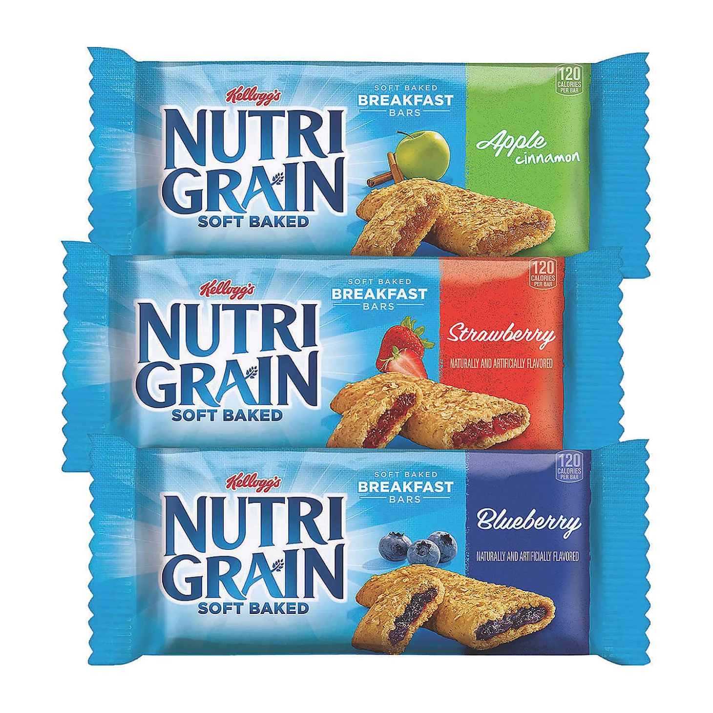 Nutri-Grain Soft Baked Breakfast Bars Variety, 1.3 Oz, 48 Count