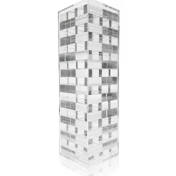 Ondisplay 3D Luxe Acrylic Stacking Tower Puzzle Game (Clear)