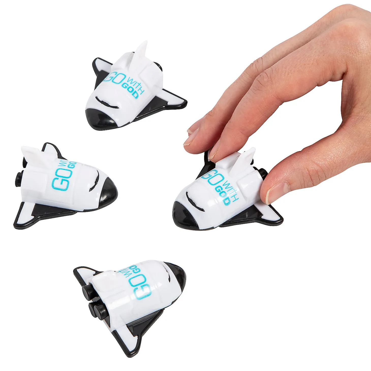 Outer Space Vbs Space Shuttle Pull-Back Toys - 12 Pc.