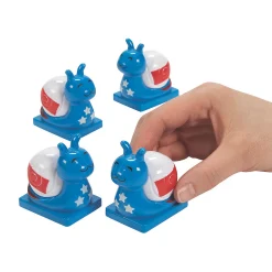 Patriotic Snail Pull-Back Toys - 12 Pc.