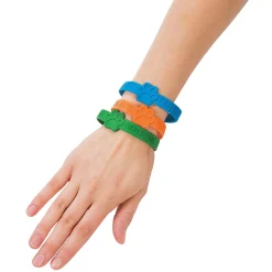Paw Print Rubber Bracelets - 24 Pc.