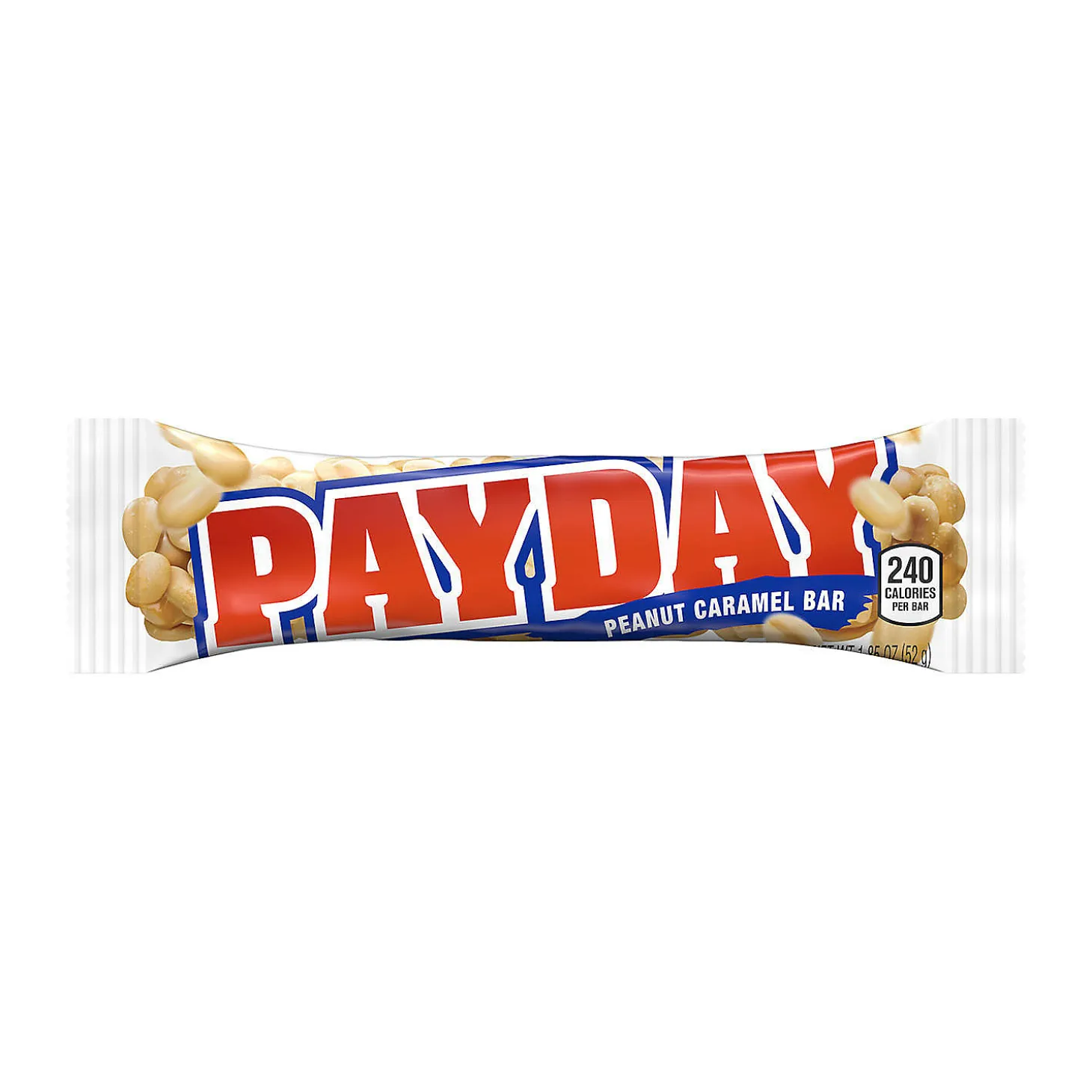 Payday Peanut Caramel Full Size Bar, 1.85 Oz, 24 Count