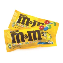 Peanut M&M's Full Size, 1.74 Oz Bag, 48 Count
