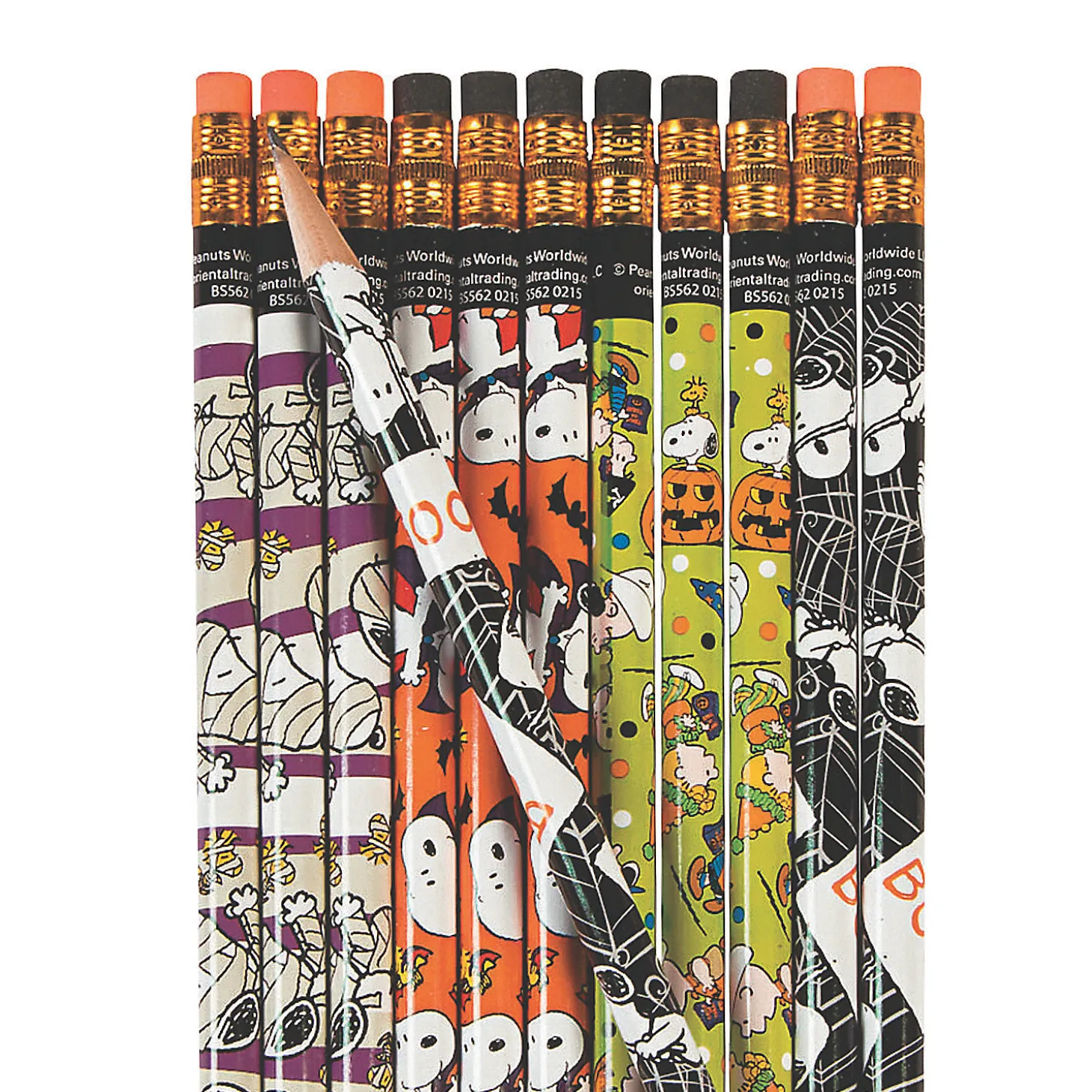Peanuts® Halloween Pencil Assortment - 24 Pc.