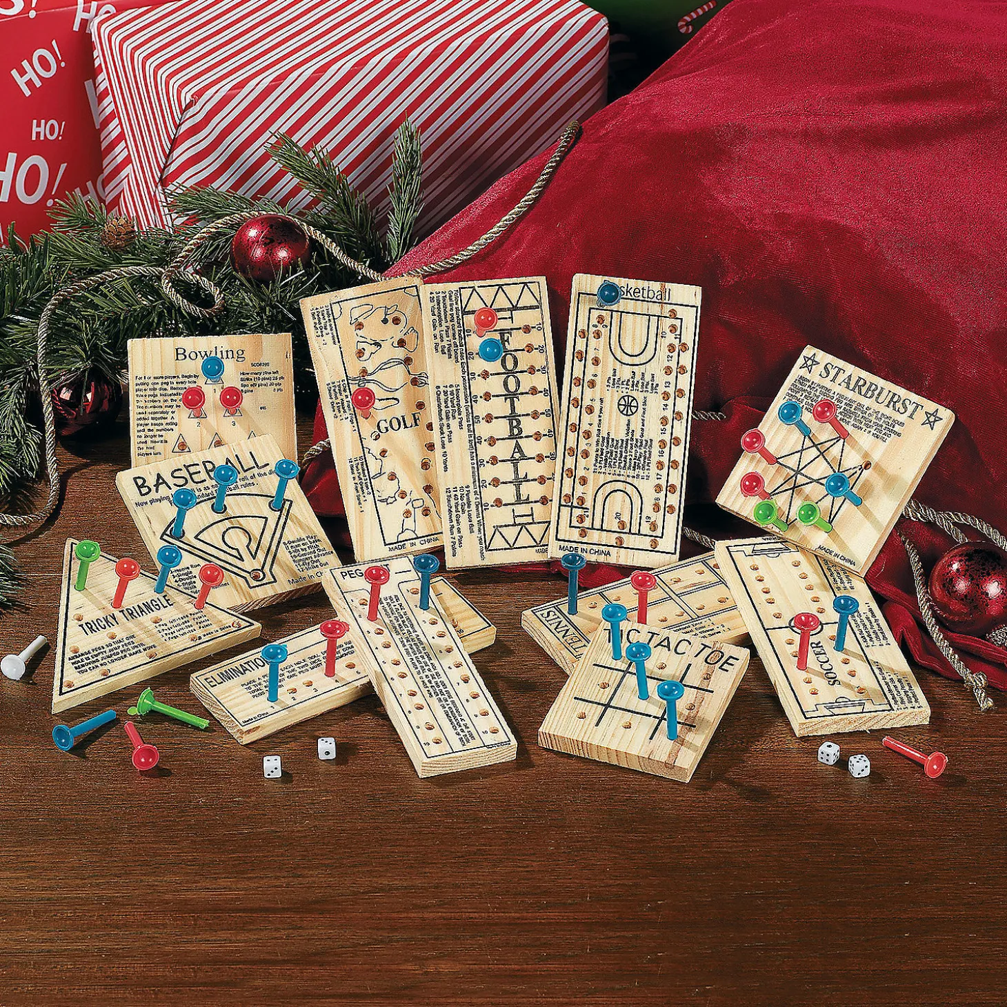 Peg Game Boredom Buster Kit - 12 Pc.