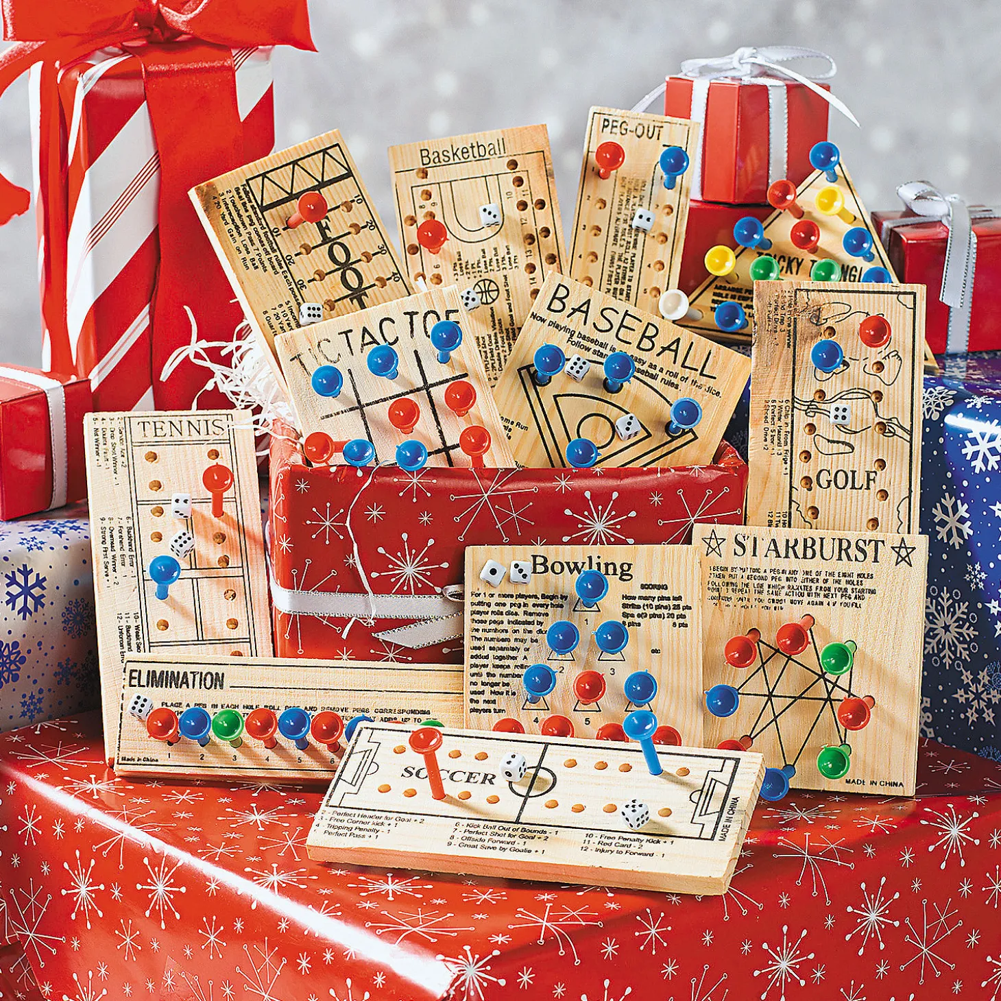 Peg Game Boredom Buster Kit - 12 Pc.