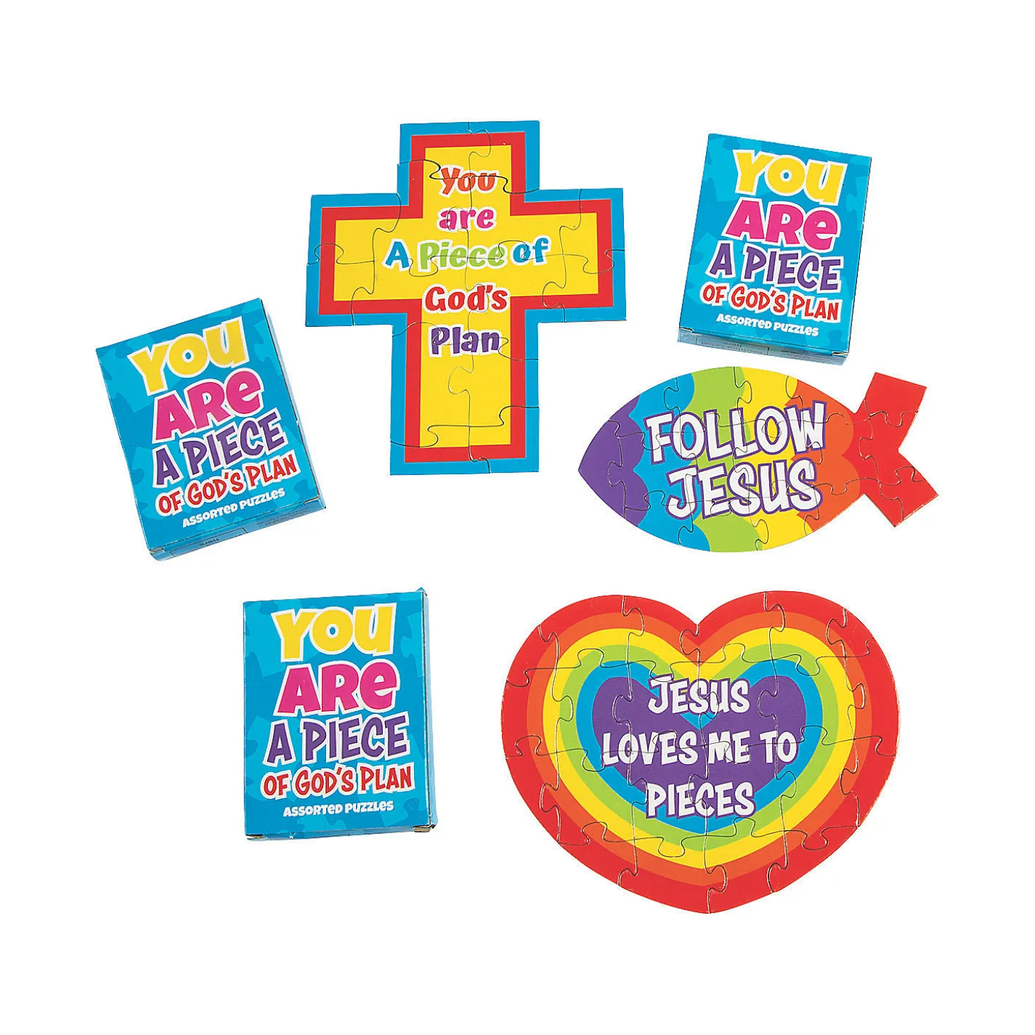 Piece Of God's Plan Jigsaw Puzzles - Set Of 12
