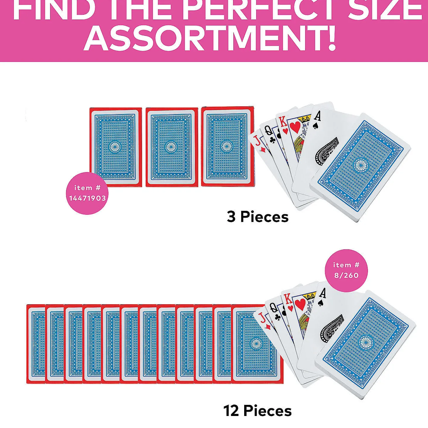 Playing Cards - 12 Pc.