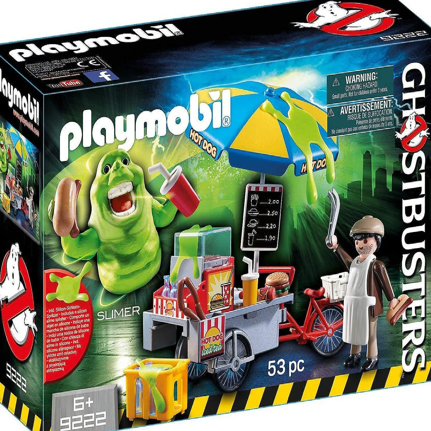 Playmobil Slimer With Hot Dog Stand