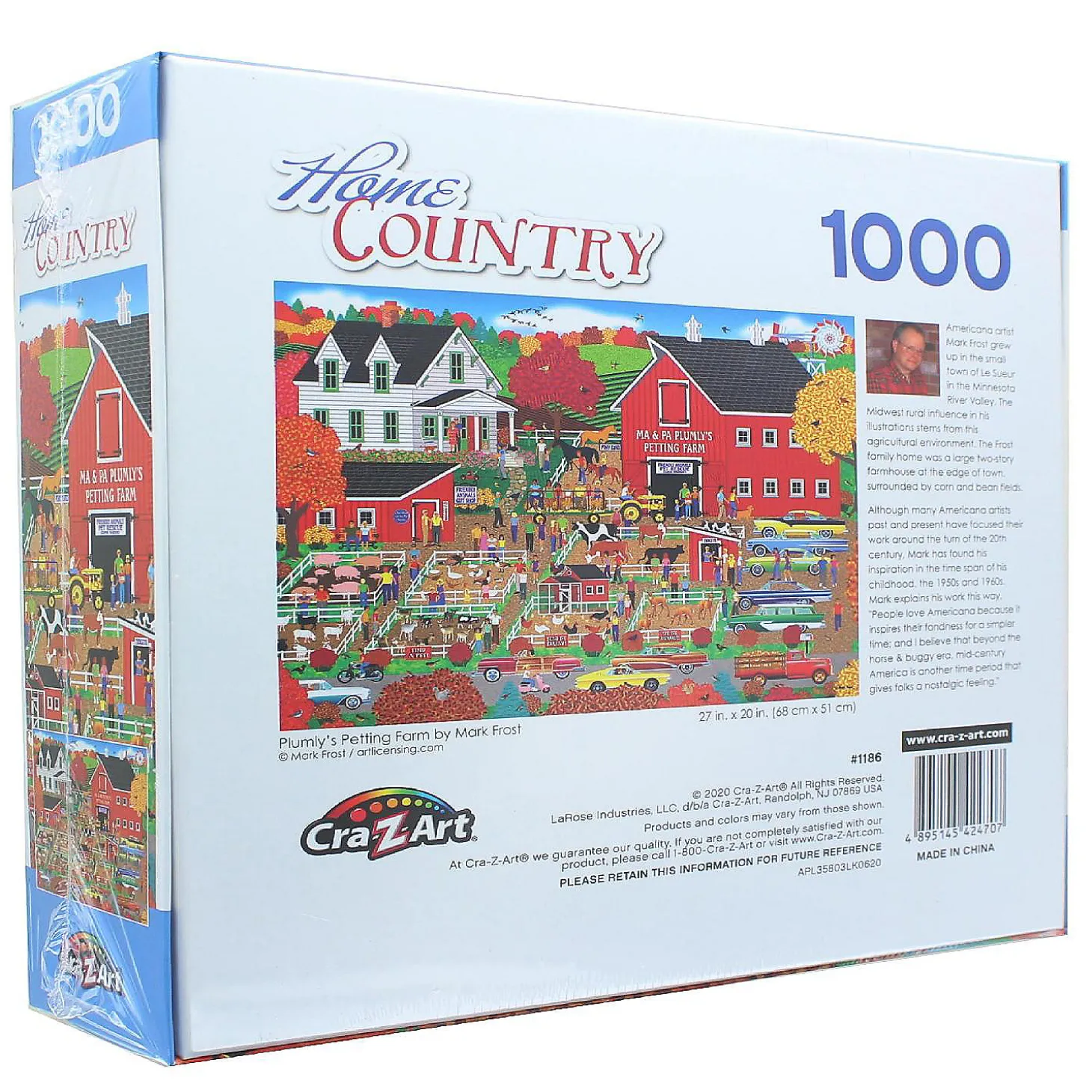 Plumly's Petting Farm 1000 Piece Jigsaw Puzzle
