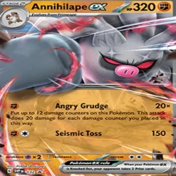 Pokemon Tcg Annihilape Ex Box 4 Booster Packs Promo Trading Card Game