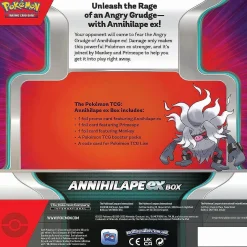 Pokemon Tcg Annihilape Ex Box 4 Booster Packs Promo Trading Card Game