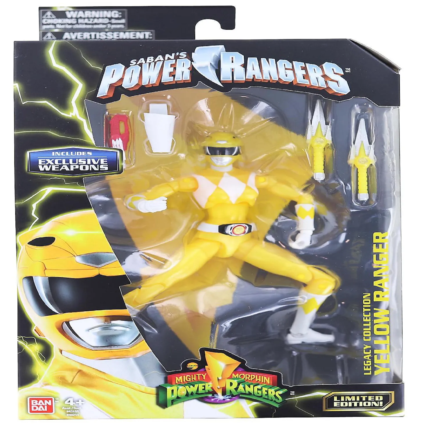 Power Rangers Legacy Collection 6.5 Inch Action Figure Yellow Ranger