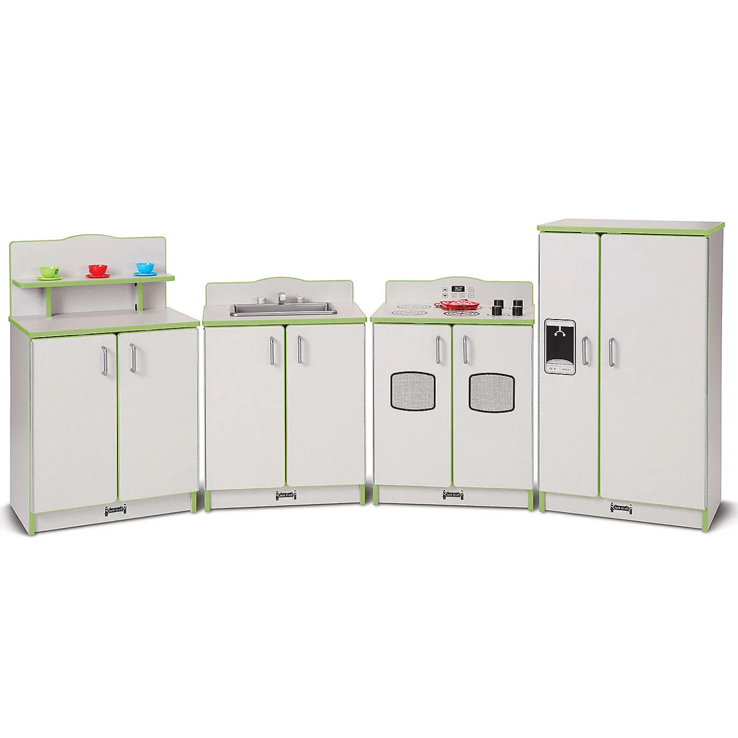 Rainbow Accents Culinary Creations Kitchen Cupboard - Key Lime Green