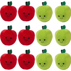 Red & Green Smiling Stuffed Apples - 12 Pc.