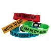 Religious Affirmation Friendship Bracelets - 12 Pc.