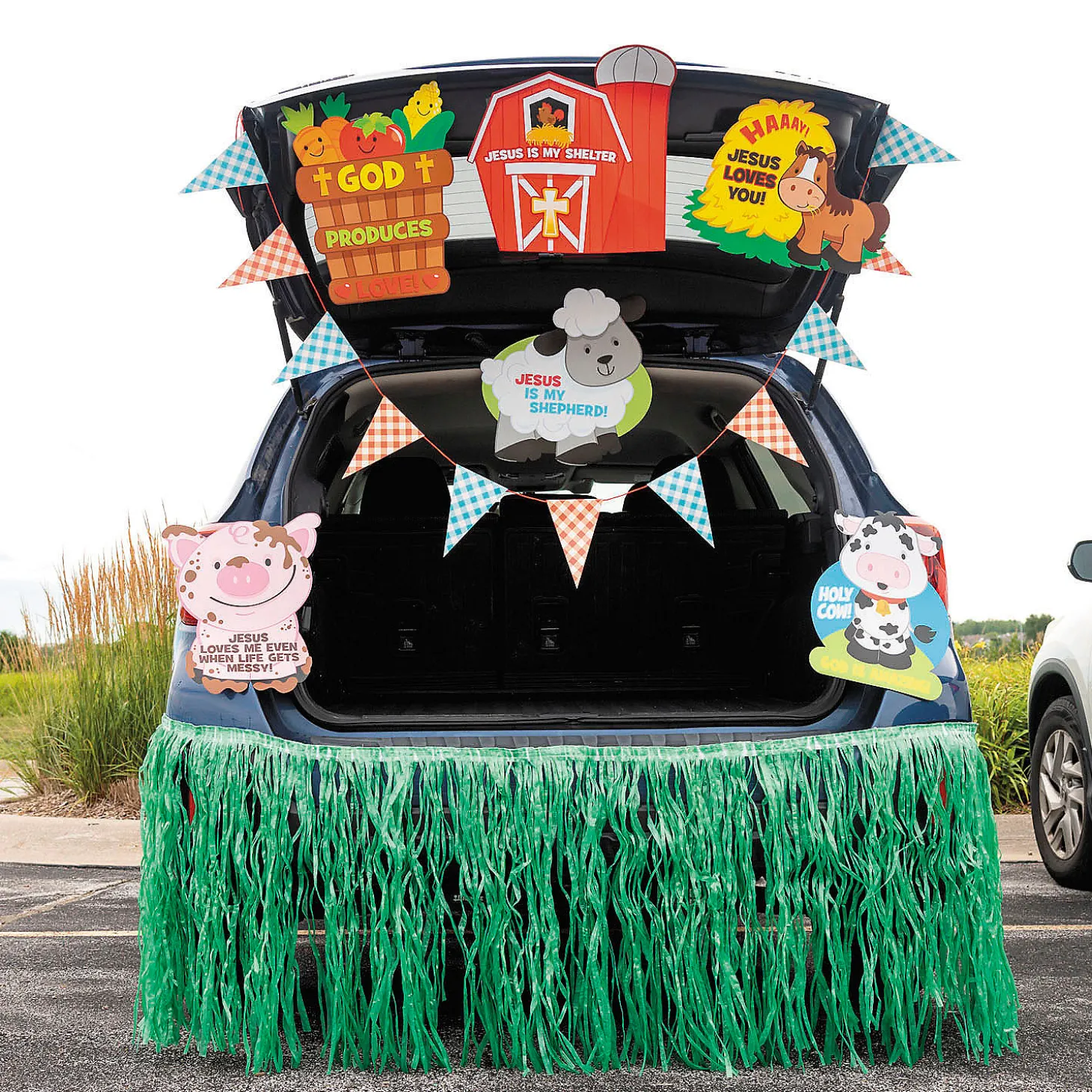 Religious Barnyard Value Trunk-Or-Treat Decorating Kit - 8 Pc.