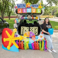Religious Game Night Trunk-Or-Treat Decorating Kit - 39 Pc.
