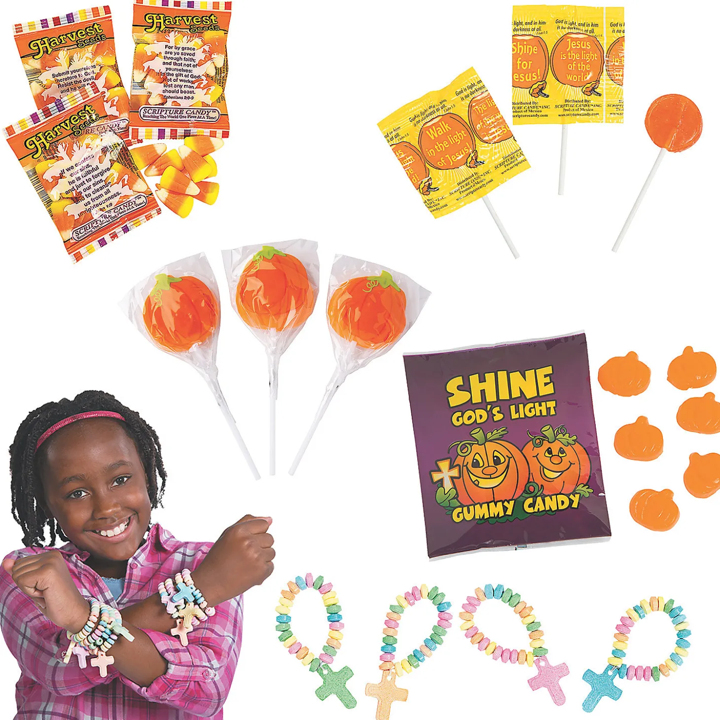 Religious Halloween Candy Handout Kit – 204 Pc.