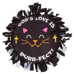 Religious Halloween Cat Fleece Tied Pillow Craft Kit - Makes 6