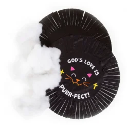 Religious Halloween Cat Fleece Tied Pillow Craft Kit - Makes 6