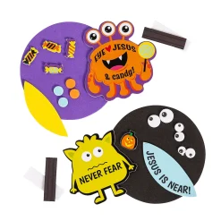 Religious Halloween Monster Magnet Craft Kit - Makes 12