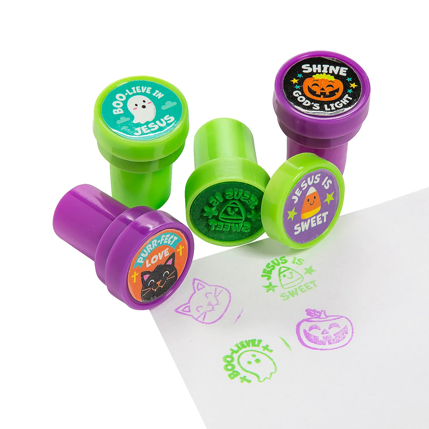 Religious Halloween Stampers - 24 Pc.