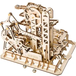 Robotime 3D Wooden Puzzle - Marble Race Run Maze Balls - Tower Coaster Model - Building Kits Toys For Children