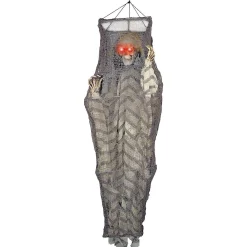 Shaking Reaper In A Cage Halloween Decoration