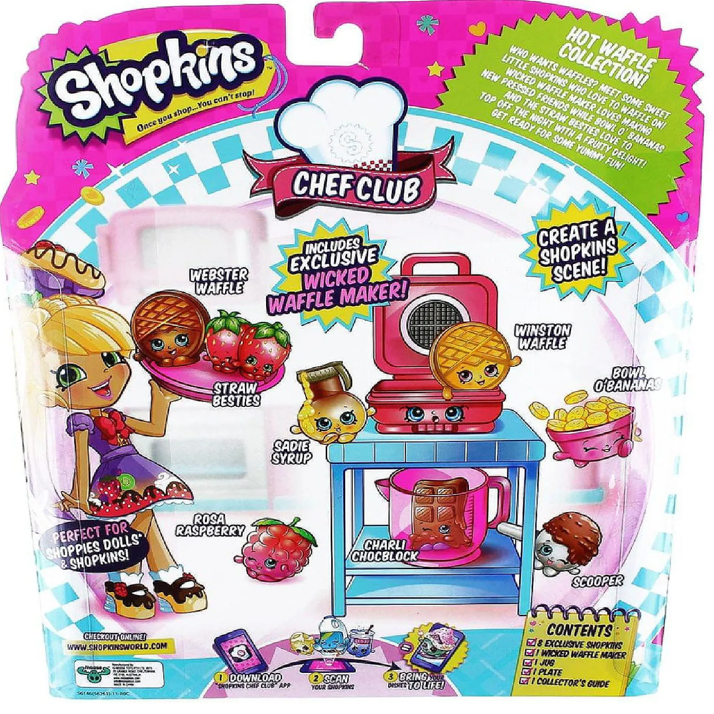 Shopkins Season 6 Chef Club Themed Set Waffle
