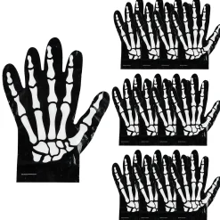 Skeleton Hand-Shaped Goody Bag - 12 Pc.