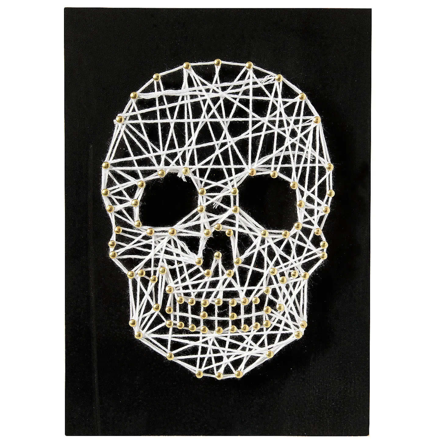 Skull String Art Craft