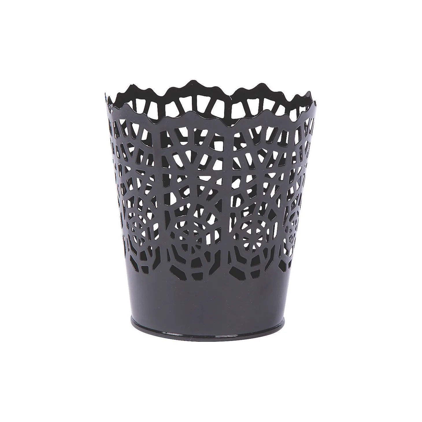 Small Halloween Die-Cut Spider Web Pails - 6 Pc.