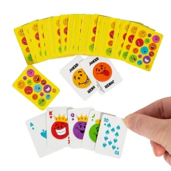 Smile Face Mini Playing Cards - 12 Pc.