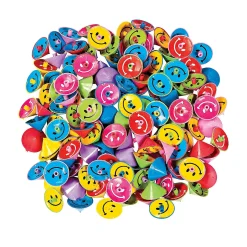 Smile Face Spin Tops - 144 Pc.