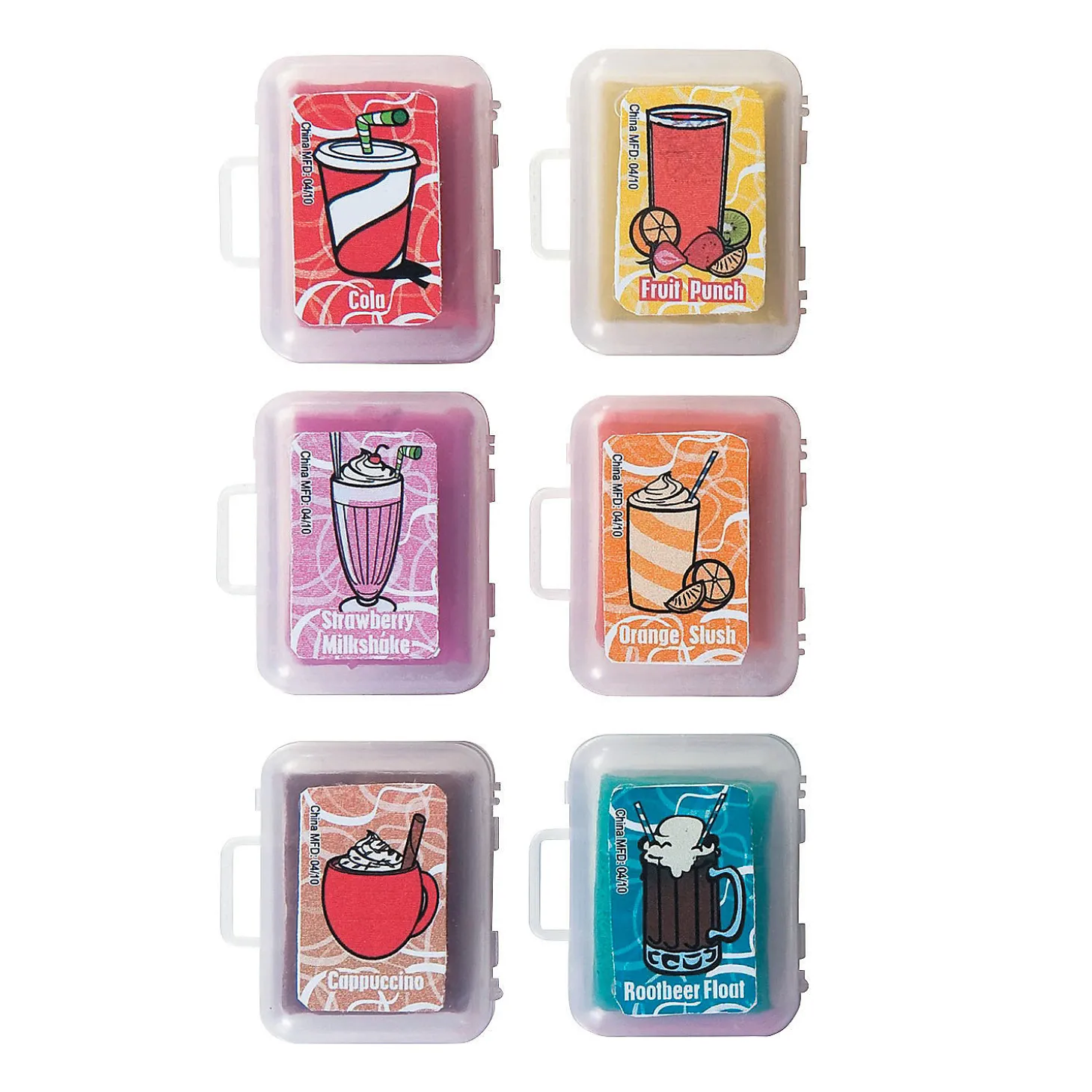 Snack Attack Scented Kneaded Erasers - 36 Pc.