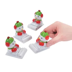 Snowman Pull-Back Sleds - 12 Pc.