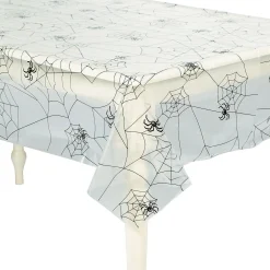 Spider Web Plastic Tablecloth