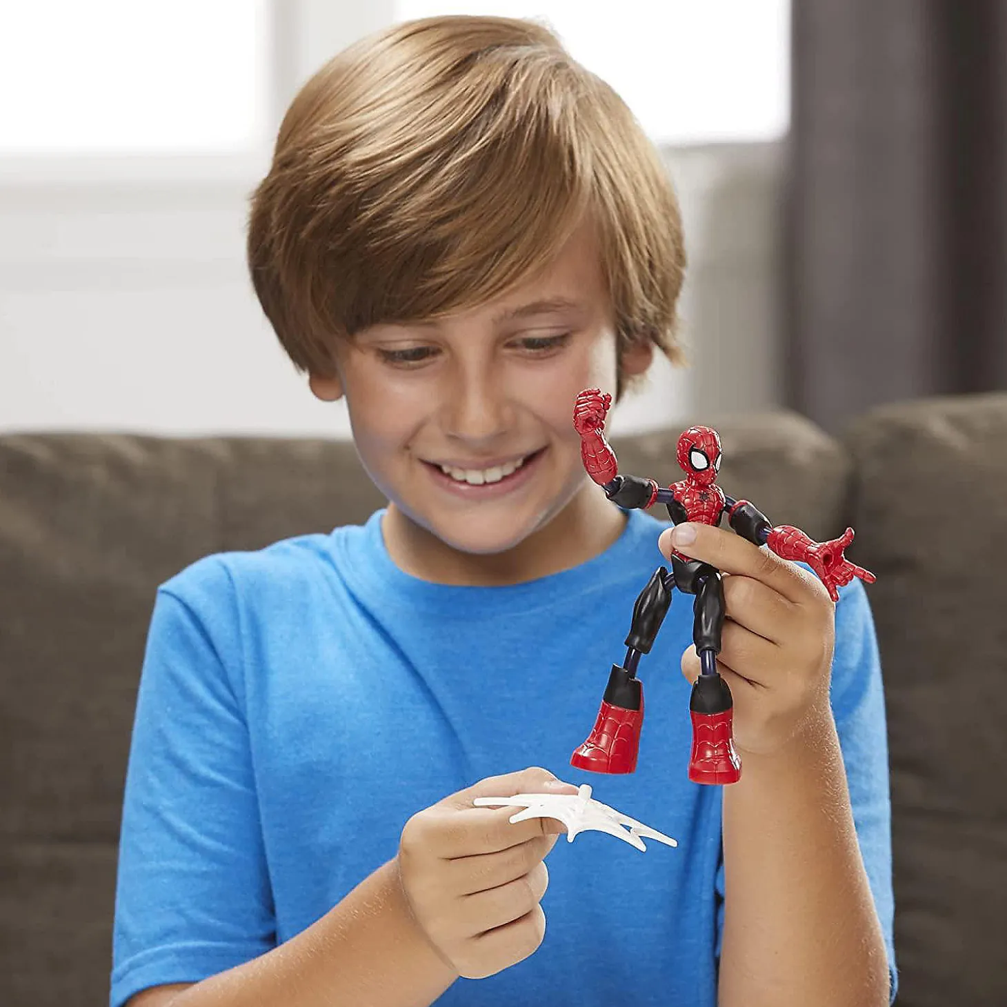 Spider-Man Marvel Bend & Flex Anti-Venom Mysterio Hobgoblin Heroes Figure Set Hasbro