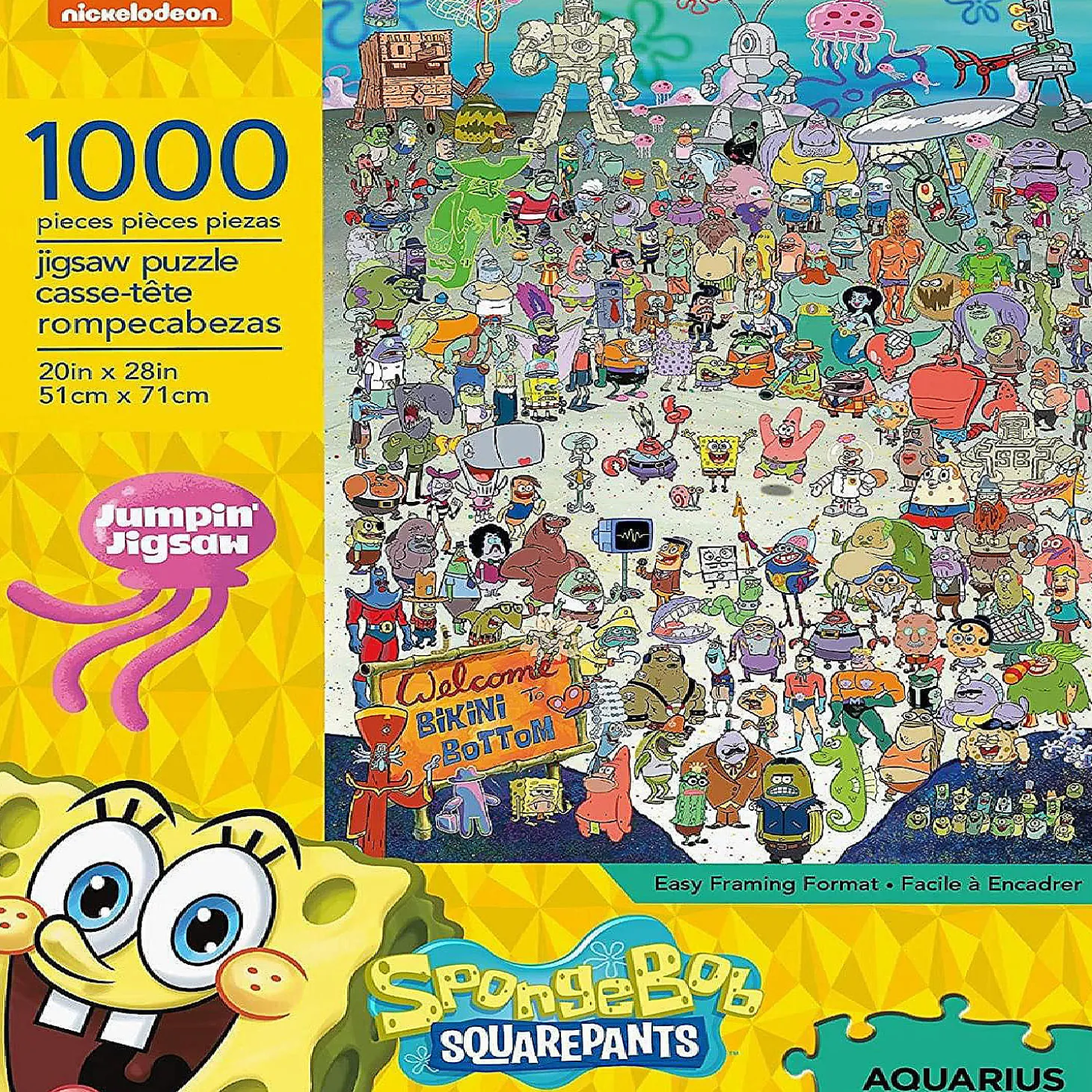 Spongebob Squarepants Cast 1000 Piece Jigsaw Puzzle
