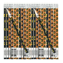 Spooky Eyes & Jack-O'-Lantern Pencils - 24 Pc.