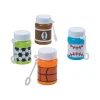 Sports Mini Bubble Bottles - 24 Pc.