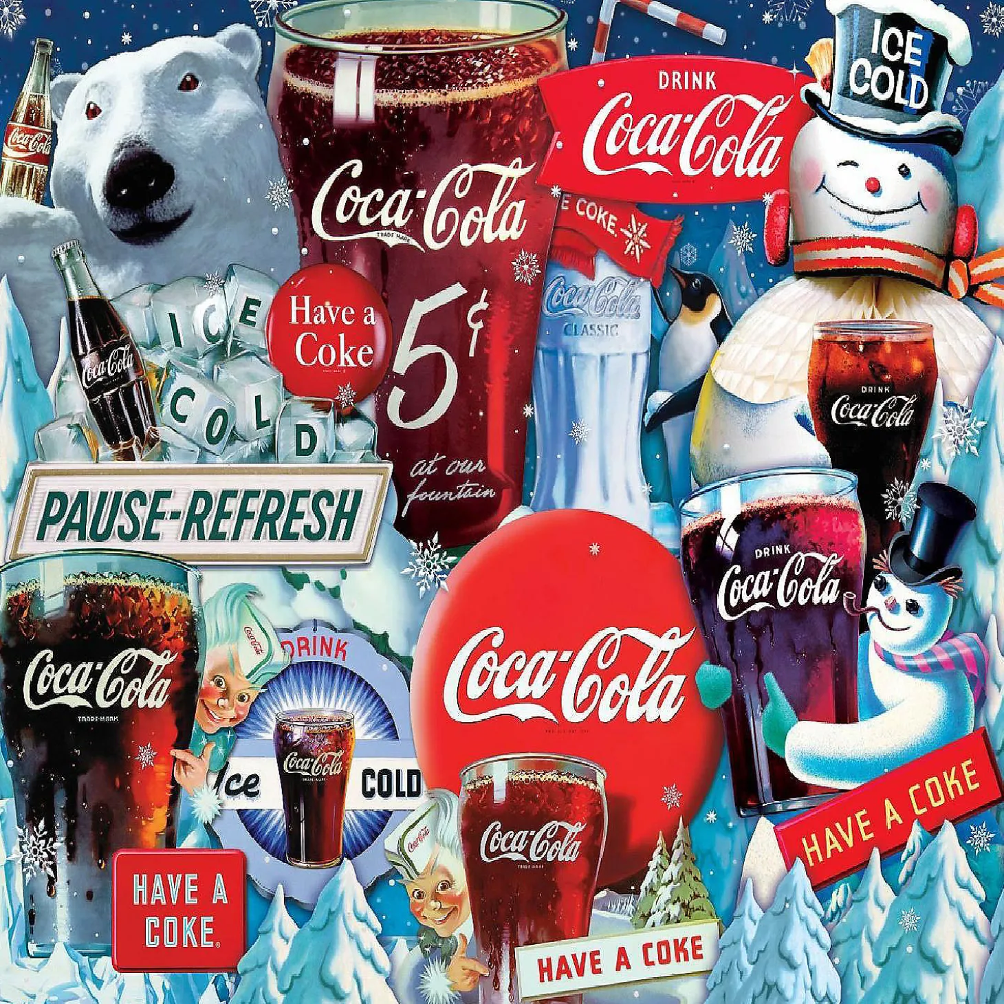 Springbok Ice Cold Christmas 1000 Piece Jigsaw Puzzle