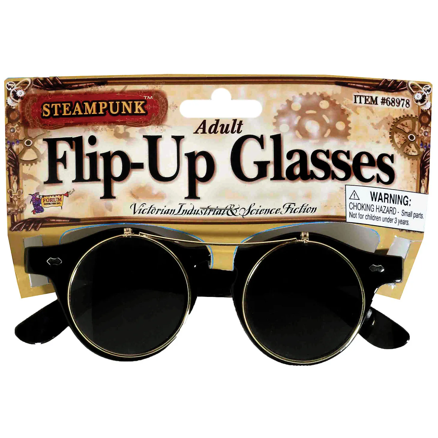 Steampunk Glasses - 1 Pc.