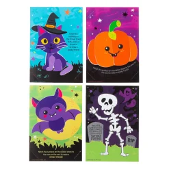 Sticker By Number Halloween Cards - 24 Pc.