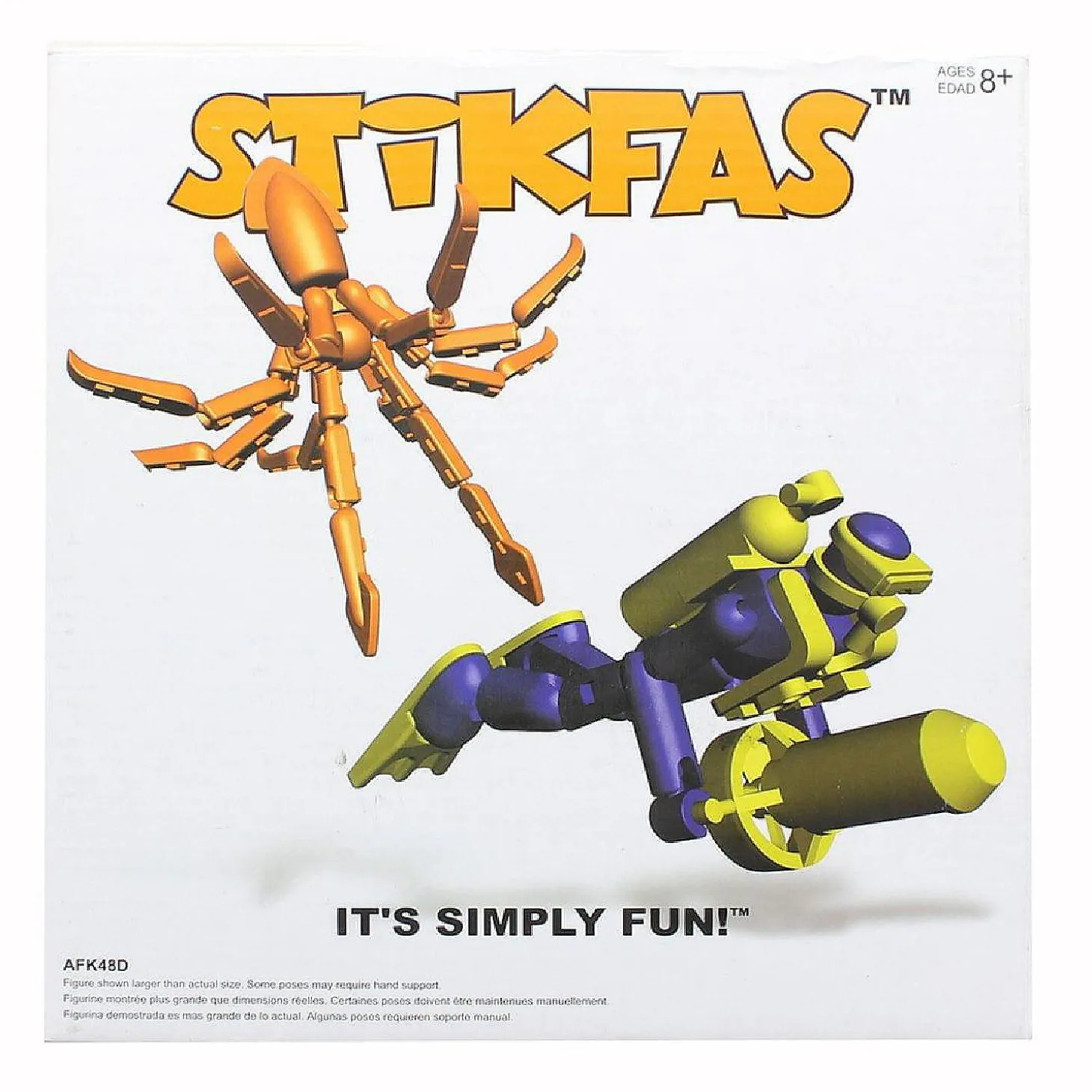 Stikfas Alpha Male Diver With Octopus 3" Mini Figure