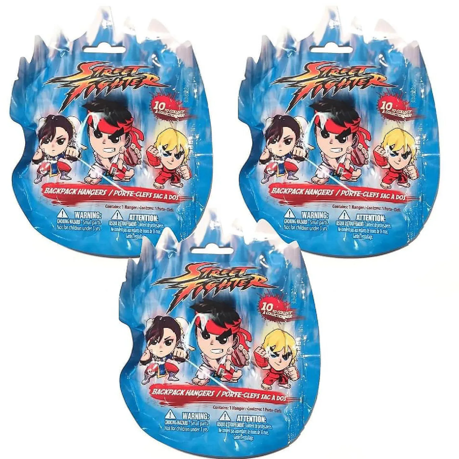 Street Fighter Blind Bagged 2-Inch Figure Hanger Lot Of 3